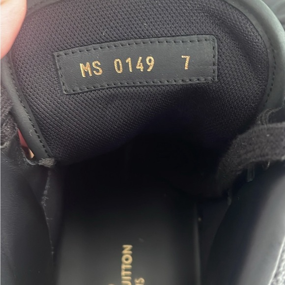 LV Rivoli Damier Graphite Sneakers Size 7 - Picture 3 of 4